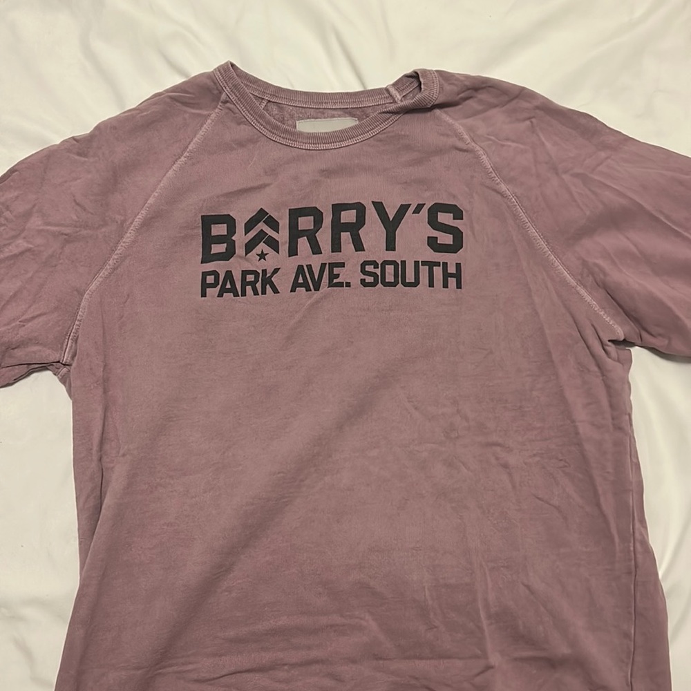 Barry’s boot camp crew neck sweatshirt